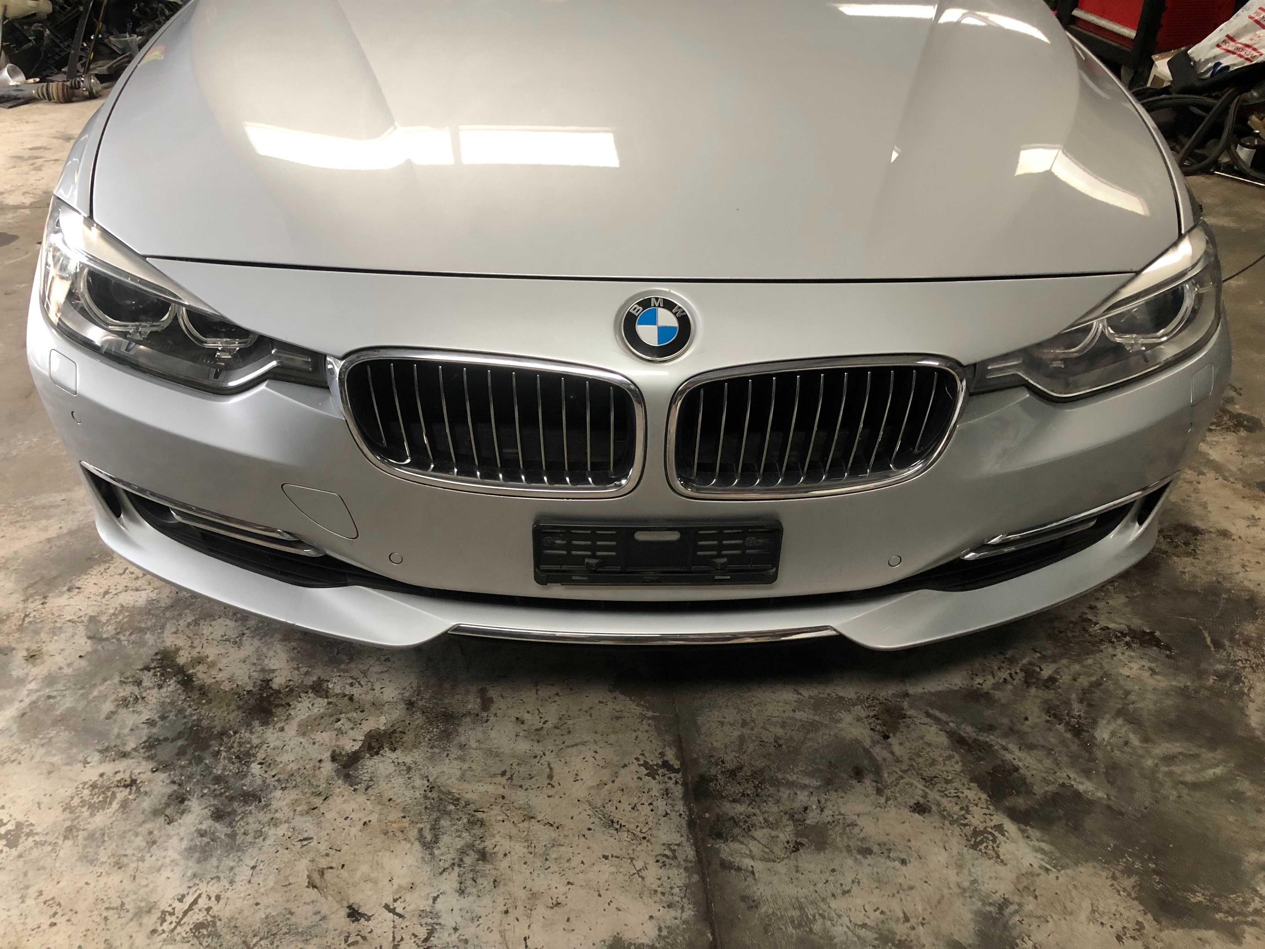 Kompletny Przod Maska Błotnik Xenon BMW F30 F31 A83 GLACIERSILBER Eu