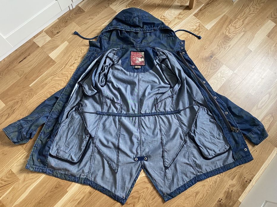 Khujo jeansowa parka r. M