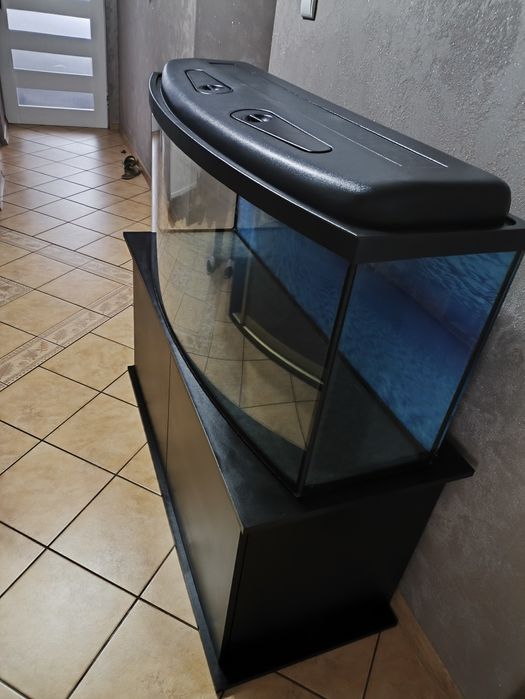 Akwarium 200 litrów z szafką i pokrywą