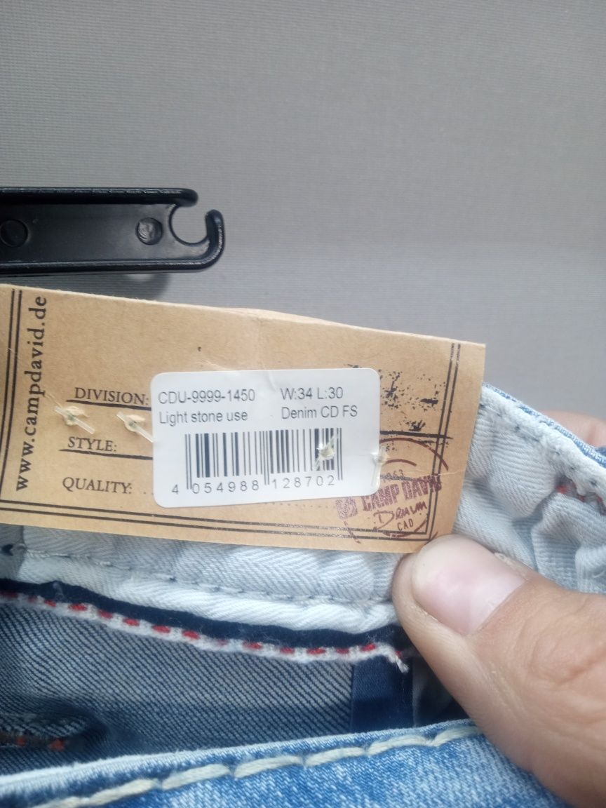 Spodnie Camp David C622 comfort fit w34//30 i 40/34 wyprzedaż magazynu