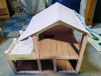 Domek dla lalek duży w całości z drewna