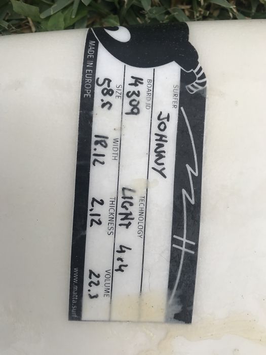 Prancha matta impecável 5’8/2 23L