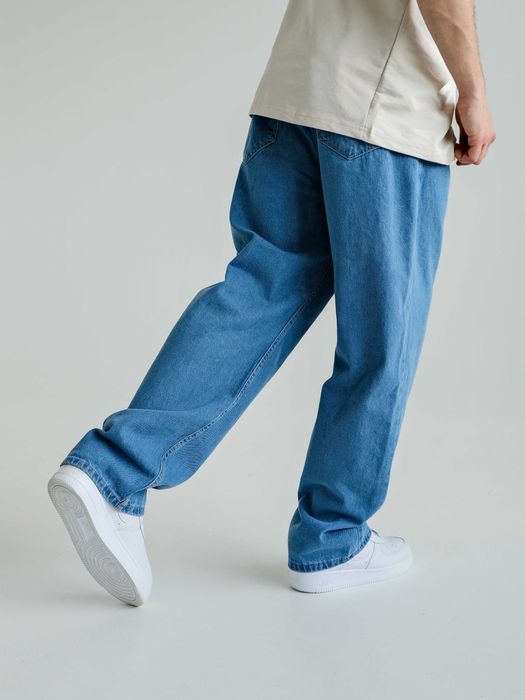 Джинсы мужские в стиле big boy широкие штаны чоловічі широкі джинси