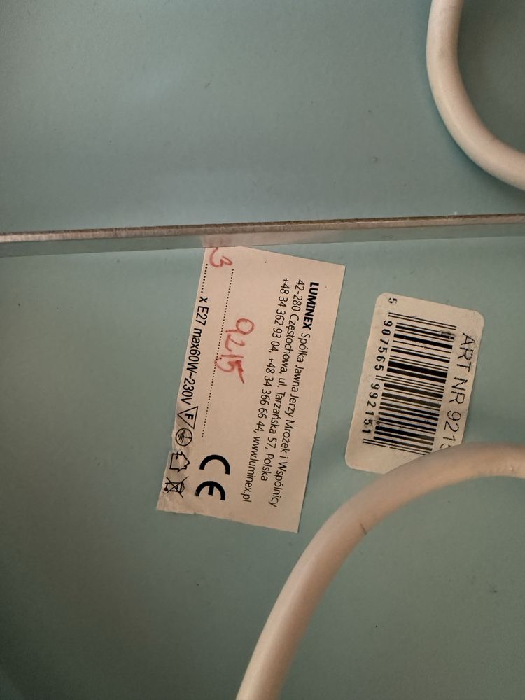 lampa sufitowa. 3 punkty e27