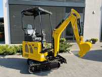 Nowa Minikoparka GG1100J, Kubota, Joysticki, Gunter Grossmann