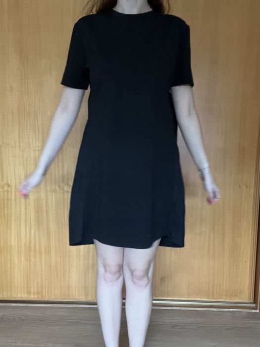Vestido preto, zara, tam S