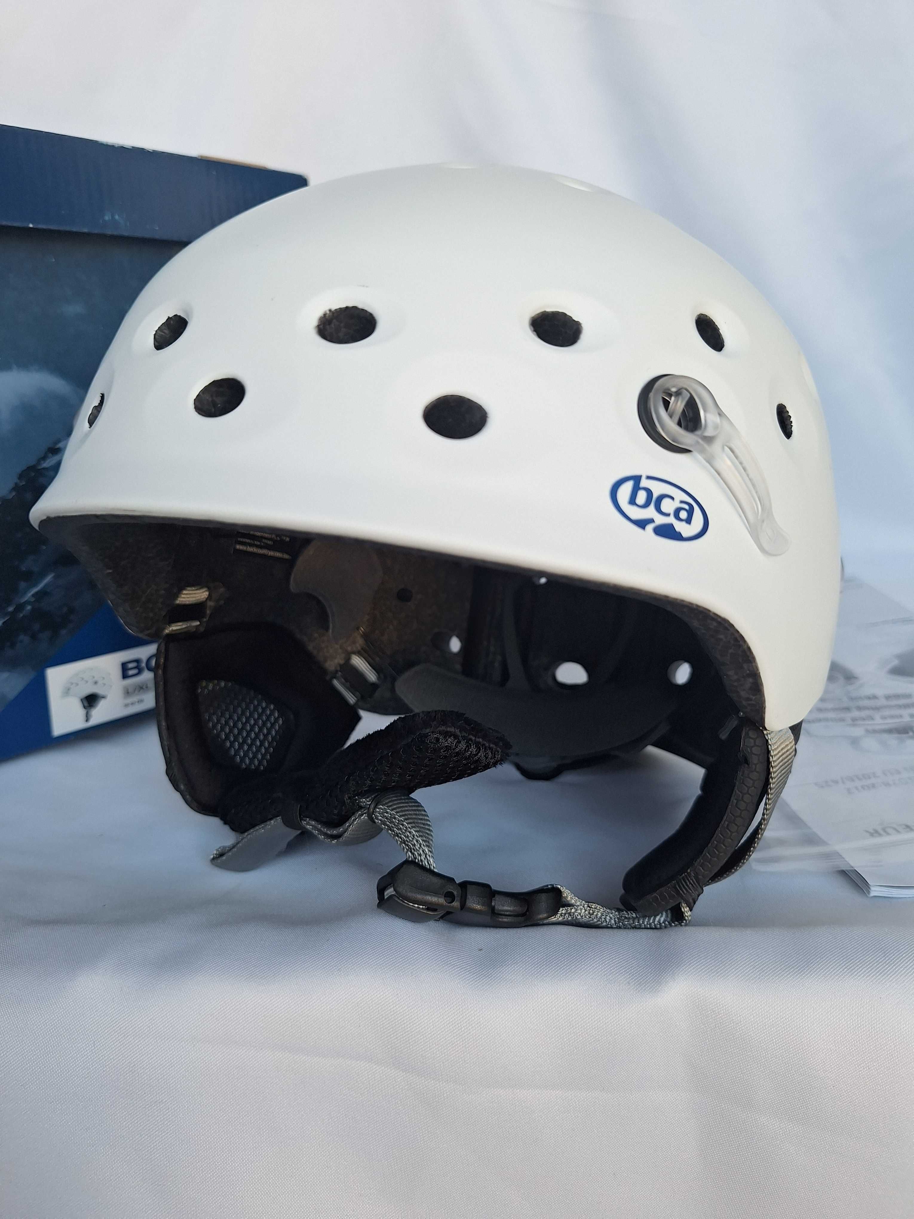 Kask całoroczny uniwersalny narciarski BC Air White L/XL 59-62cm