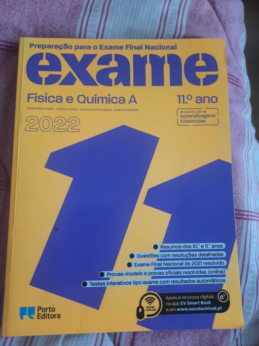 Livro de exames 11o ano Fisica e Quimica