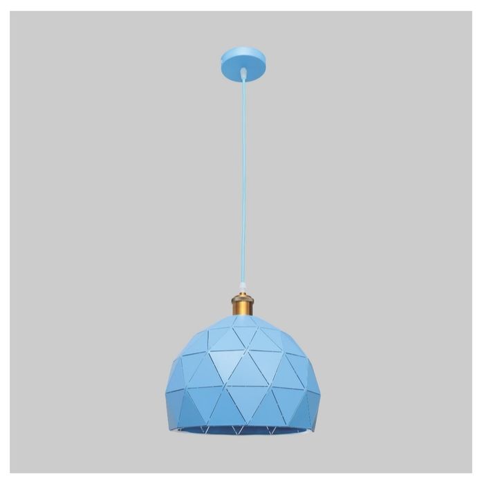 Люстра підвісна голуба світильник підвісний