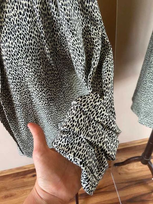 44 46 xxl +size zakiet panterka animal print centki blazer narzutka