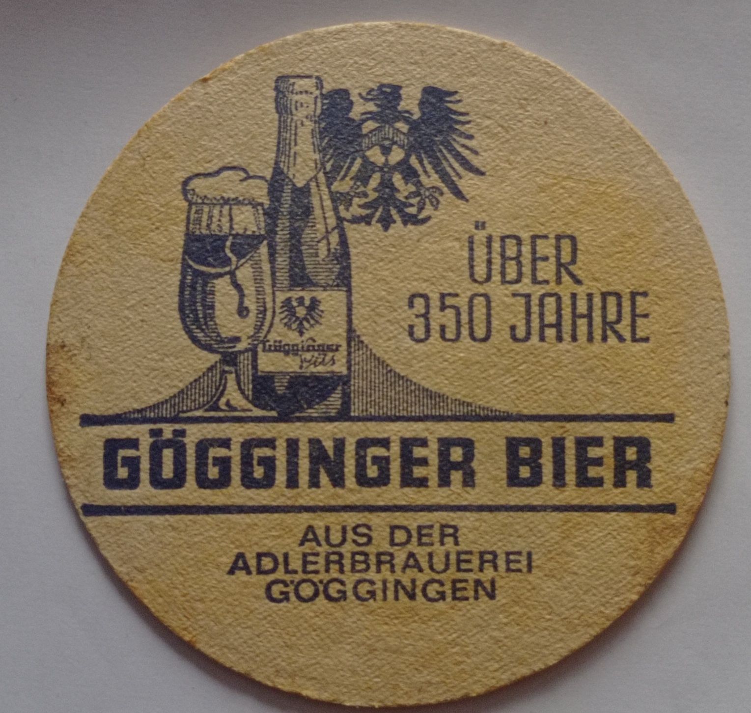 Костер старая подставка под пиво GOGGINGEN
