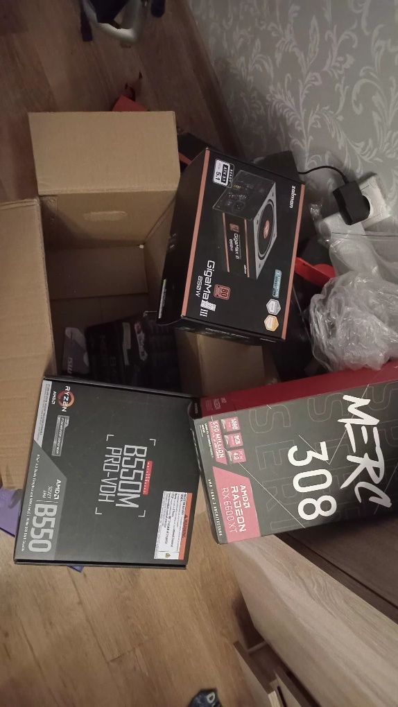 Игровой ПК Ryzen 7 5700x,32gbDDR4,RX6600XT 8GB