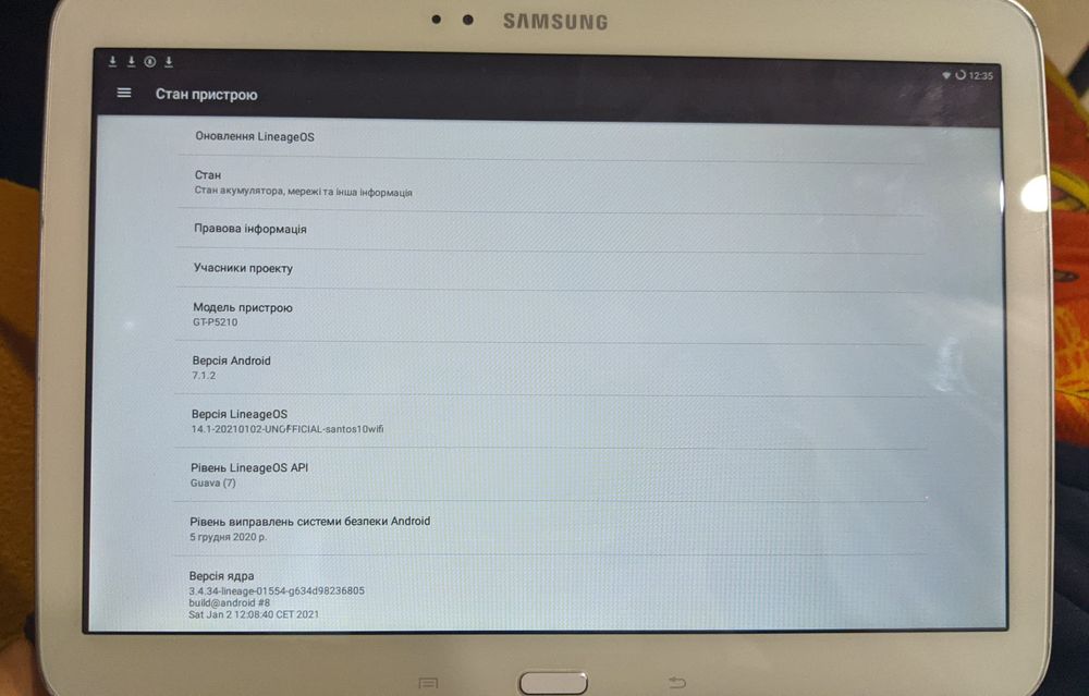 Планшет Samsung galaxy Tab 3 10 дюймів