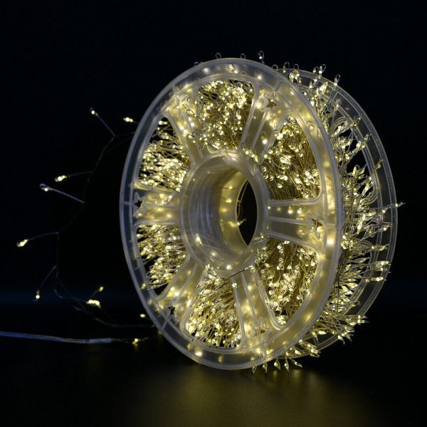 Гірлянда мішура 50м. - 1500 лед. Новорічна гірлянда