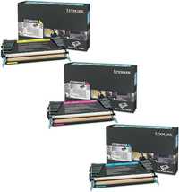 Lexmark C736H1CG C736H1MG C736H1YG C736H1KG Tonery +C734X20G Bęben