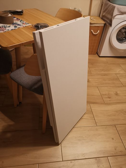 Małe Składane Biurko 100x 48 x 75 cm białe, nowe