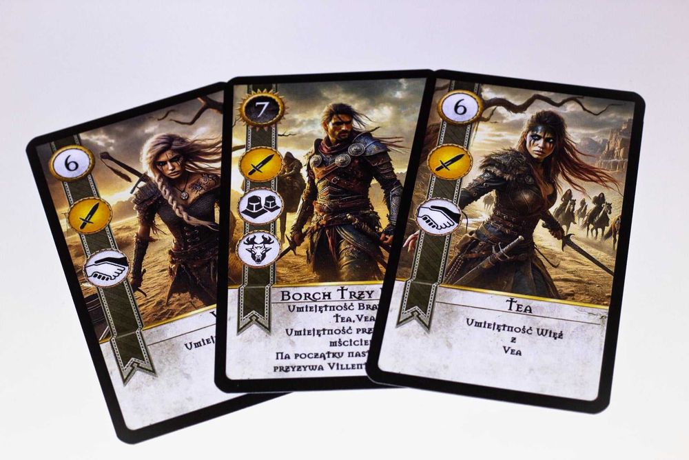 Karty do Gwinta - Talia Zerrikania, Gwint, Wiedźmin