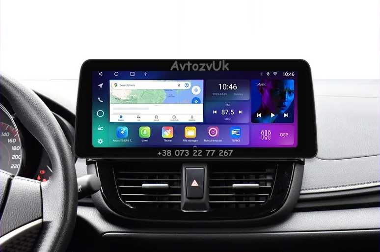 Android 14 YARIS Toyota Ярис Тойота GPS USB 2 дин CarPlay Магнитола