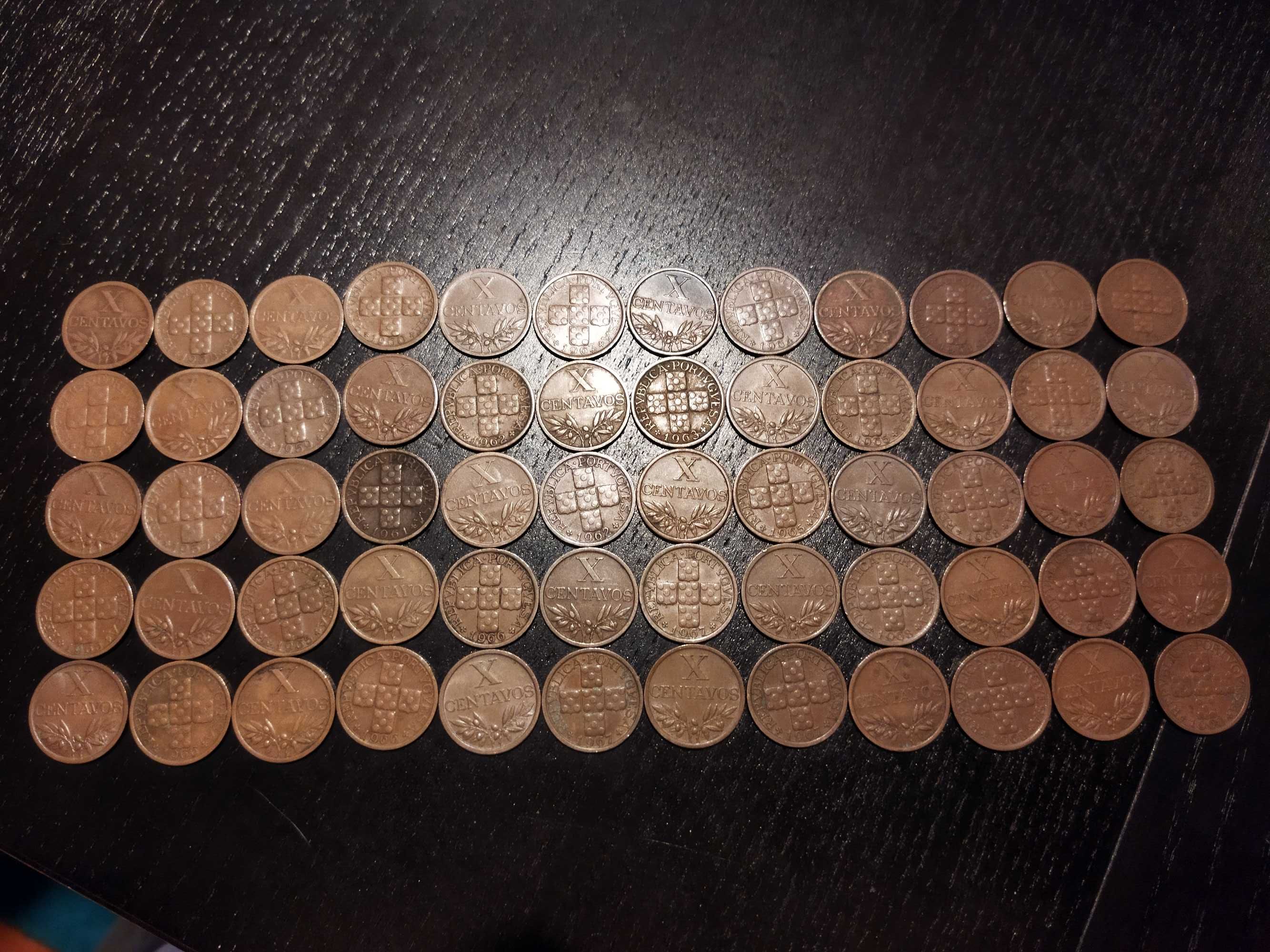 Moedas de 10 centavos