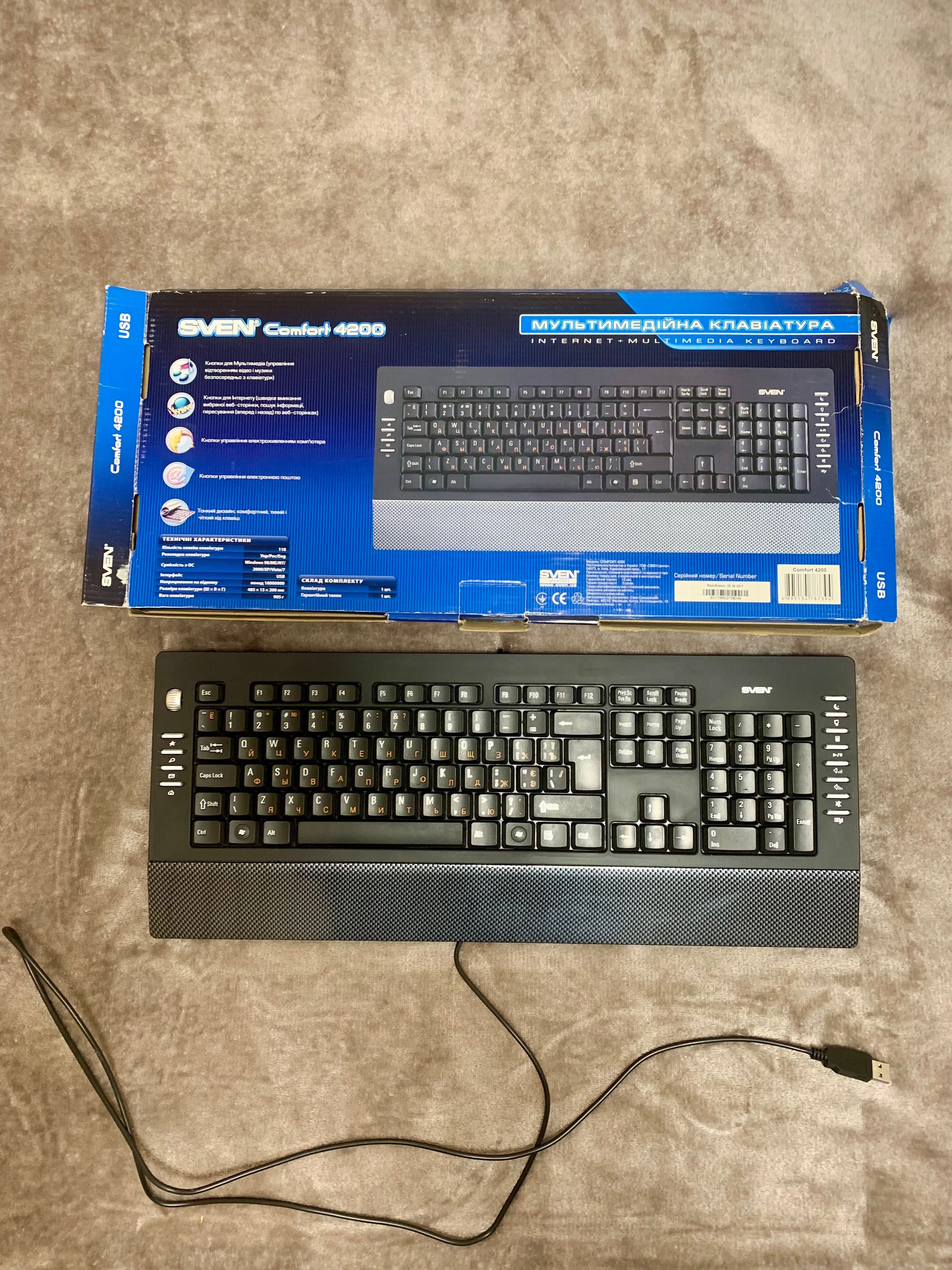 Мультимедийная клавиатура Sven Comfort 4200