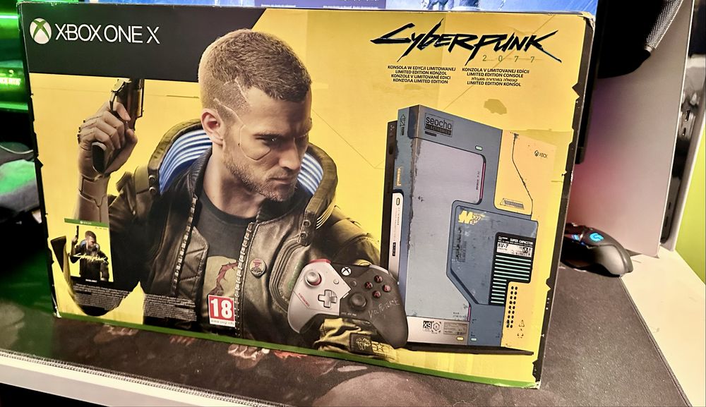 Konsola xbox one x edycja cyberpunk 2077