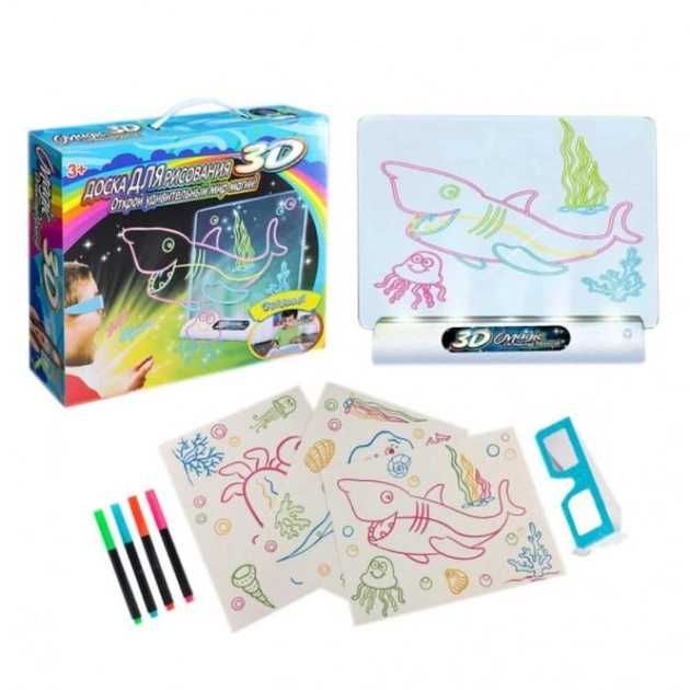 Дошка для малювання з ефектом 3D Magic Drawing Board