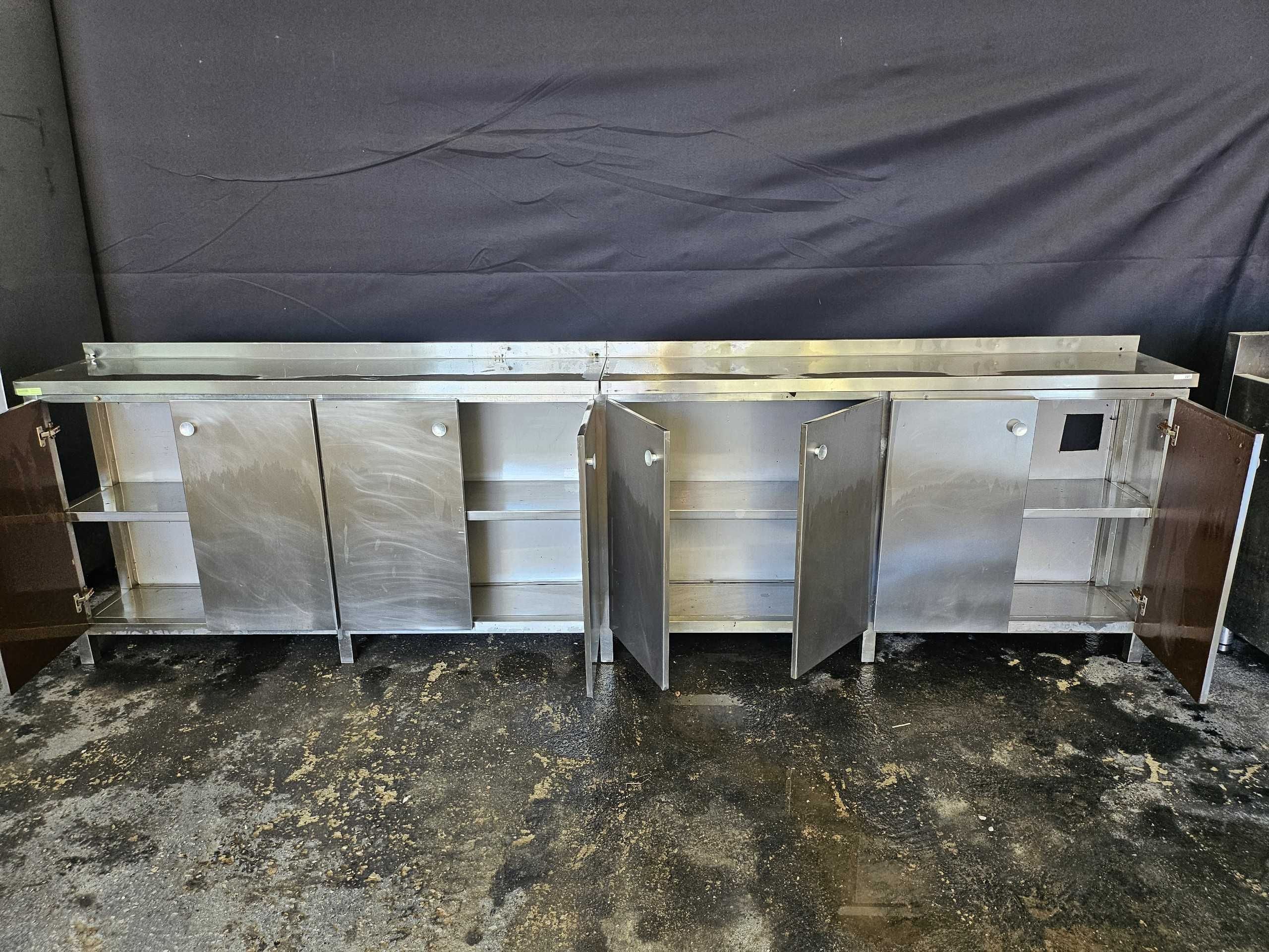 Bancada fechada em inox