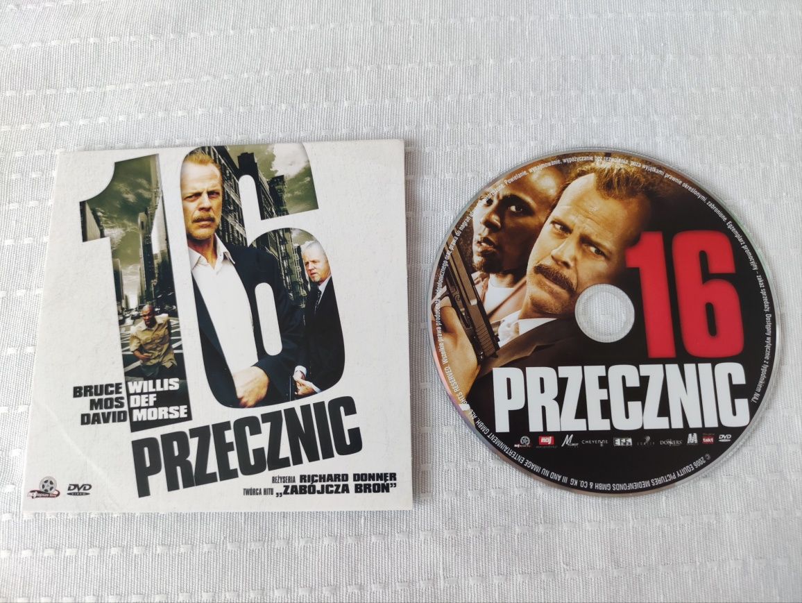 16 Przecznic (16 Blocks) (DVD) 2006 rok 
Bruce Willis, Mos Def, David