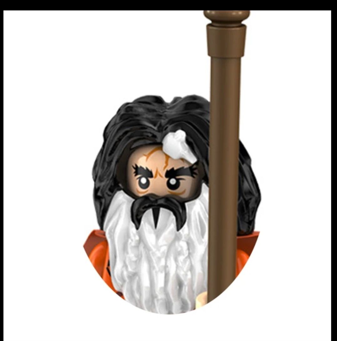 Figurka z klocków krasnoluda z Hobbit