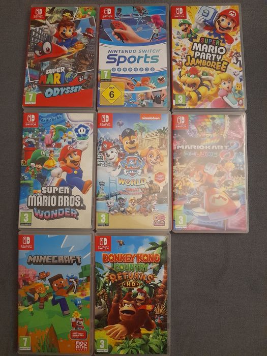 Konsola Nintendo Switch Oled biała, 64GB, gwarancja.