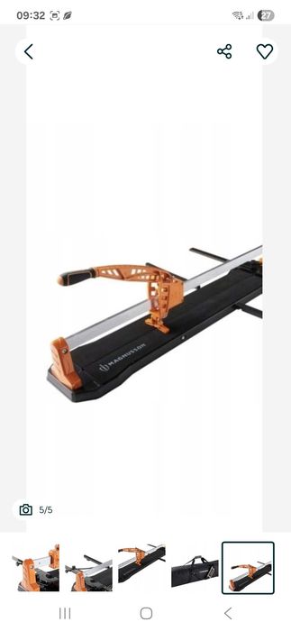 Maszyna do ciecia kafelek MagnuMagnusson 900 na gwarancji