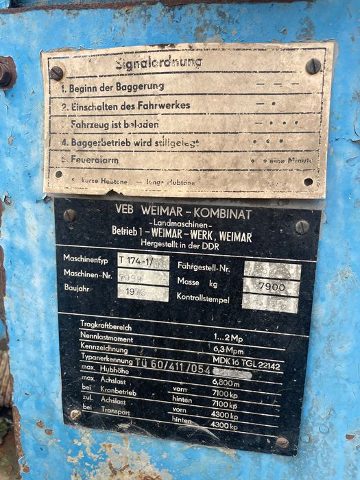 Fortschritt T 174 - 2 Грейферний навантажувач