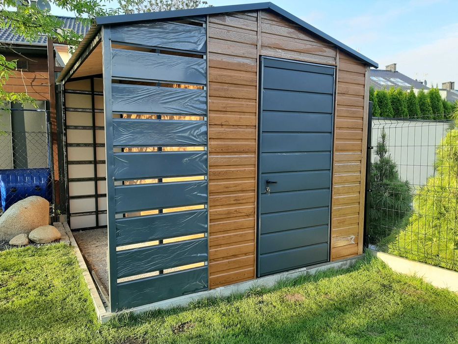 GARAŻ BLASZANY |Domek Ogrodowy| SCHOWEK |Magazyn| Wiata – Maj-Blach