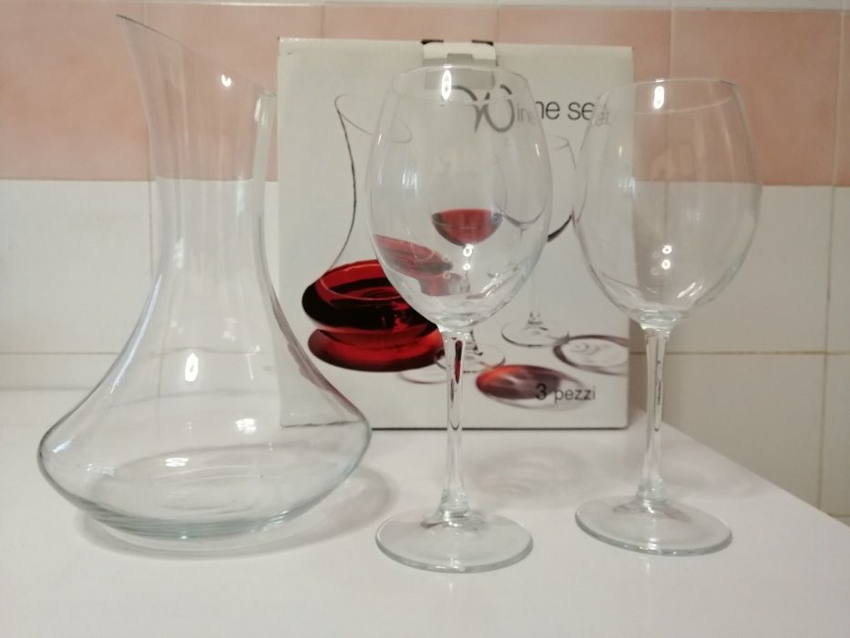 Decanter com 2 Copos Pasabahce