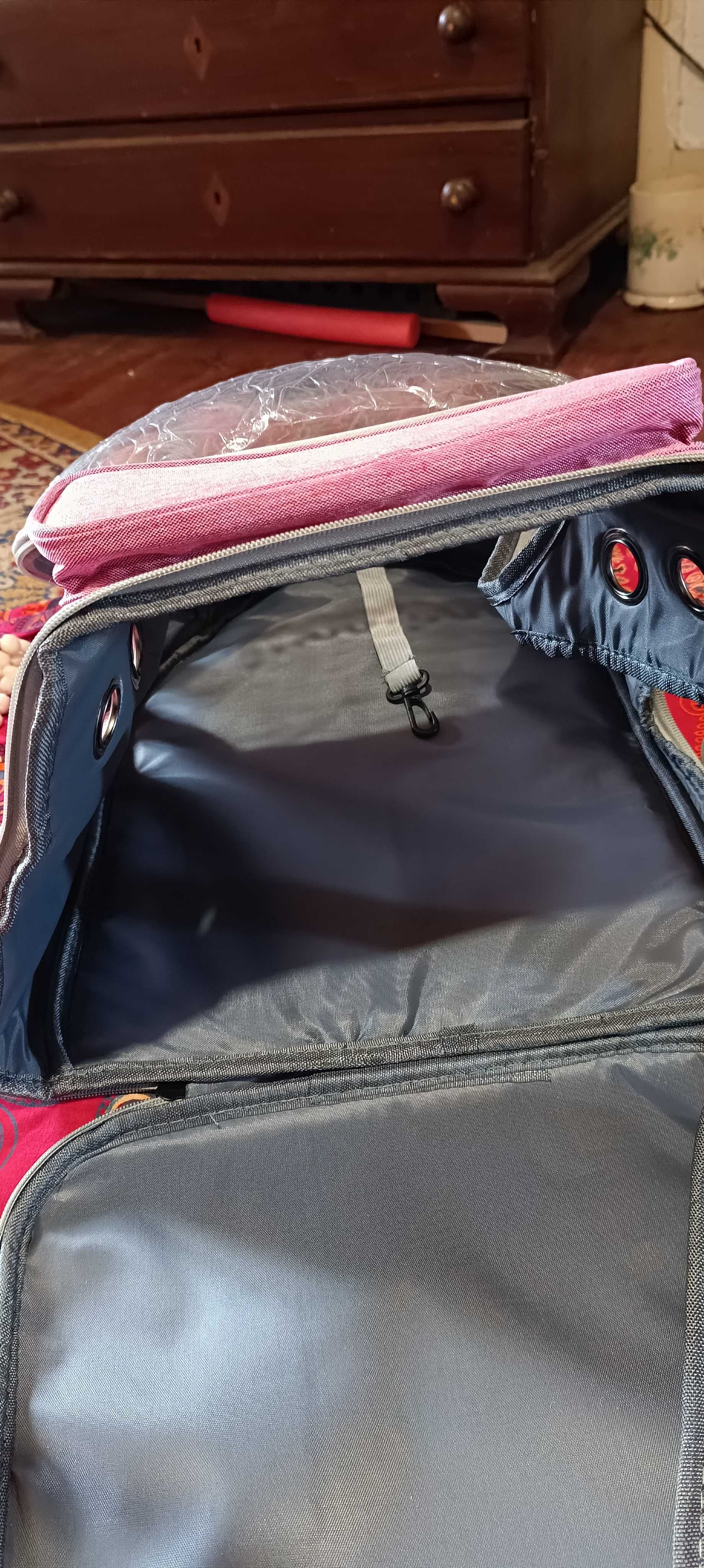 Mochila de transporte para gatos e cães até 6kg