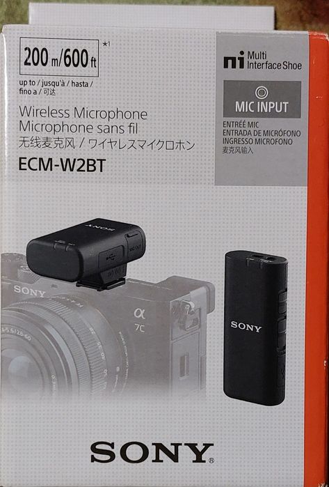 Mikrofon SONY ECM W2BT