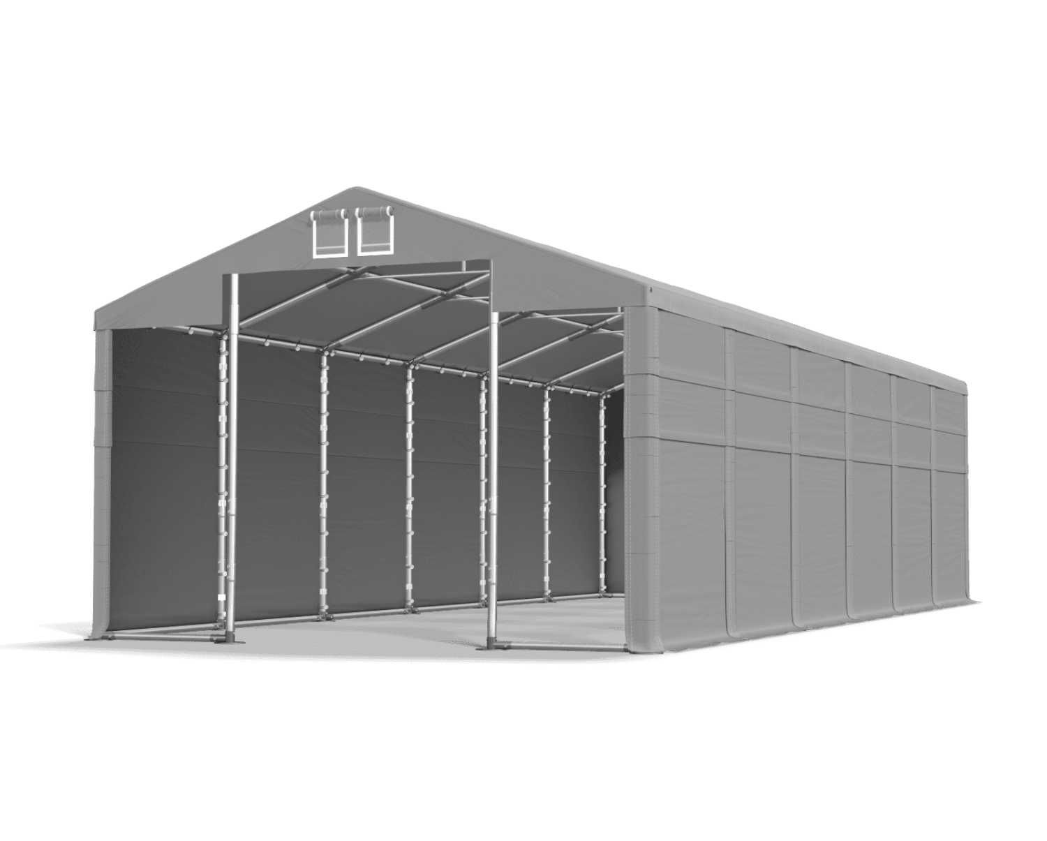 Namiot Magazynowy Całoroczny 8x12x4m Mocna Hala Namiotowa nowy namiot