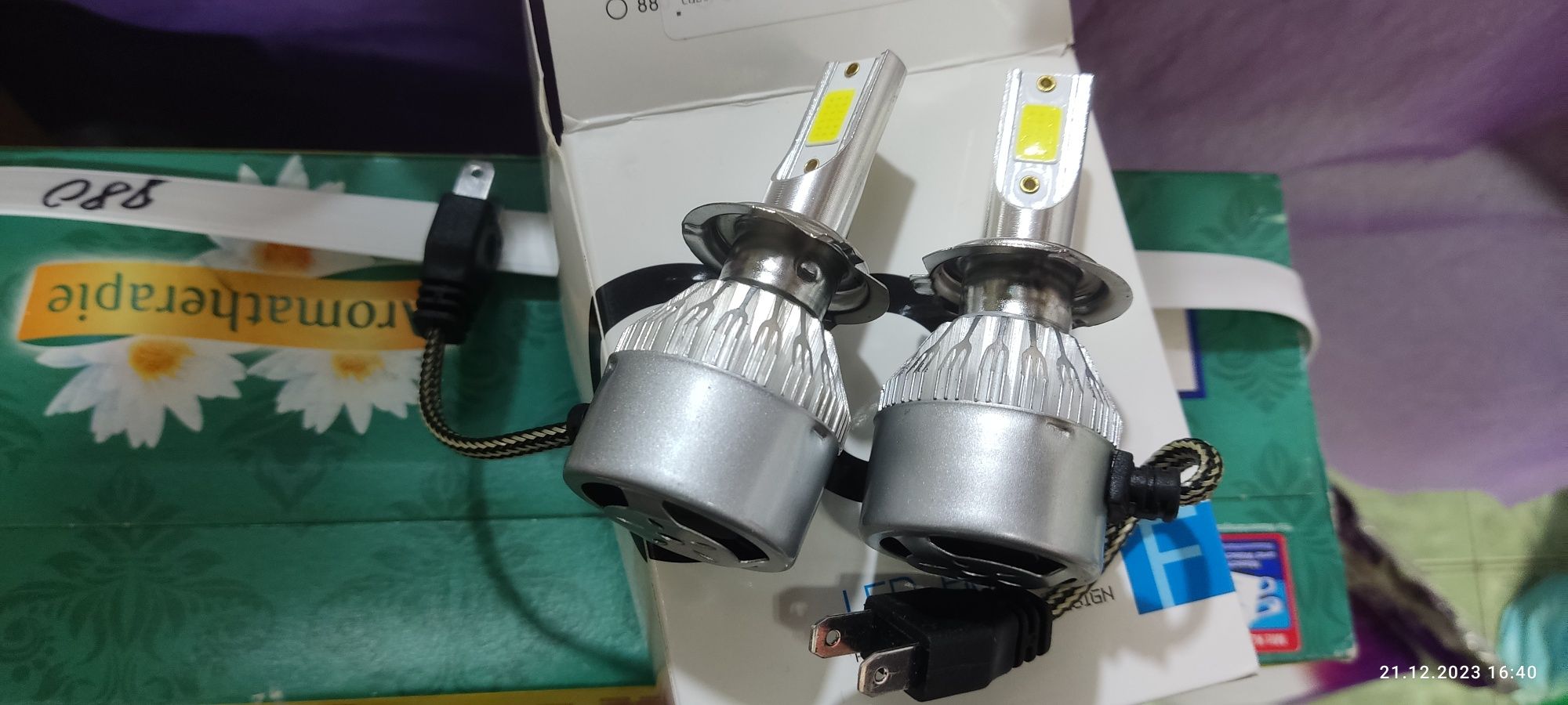 Led лампы H7 12в. 6000К.