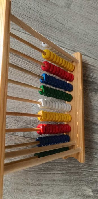 liczydło drewniane do nauki liczenia