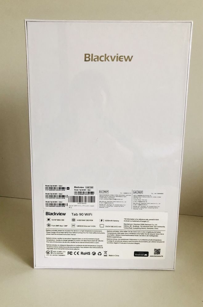 Планшет Blackview Tab 90 4+8/128ГБ Wi-Fi (глобальна версія)