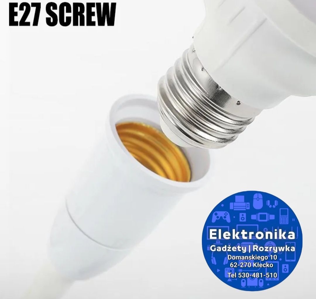 Adapter przejściówka elektryczna E27 Sklep