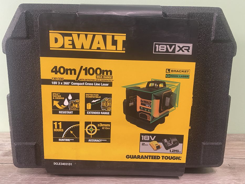 Лазер dewalt dcle34031d1
