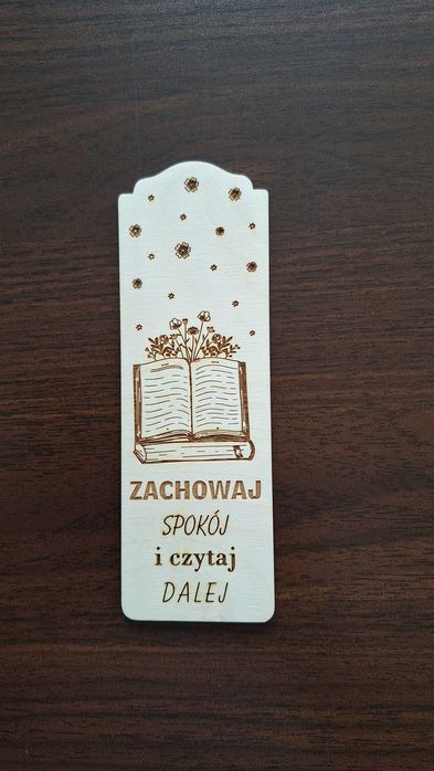 Drewniana zakładka do książki - różne wzory