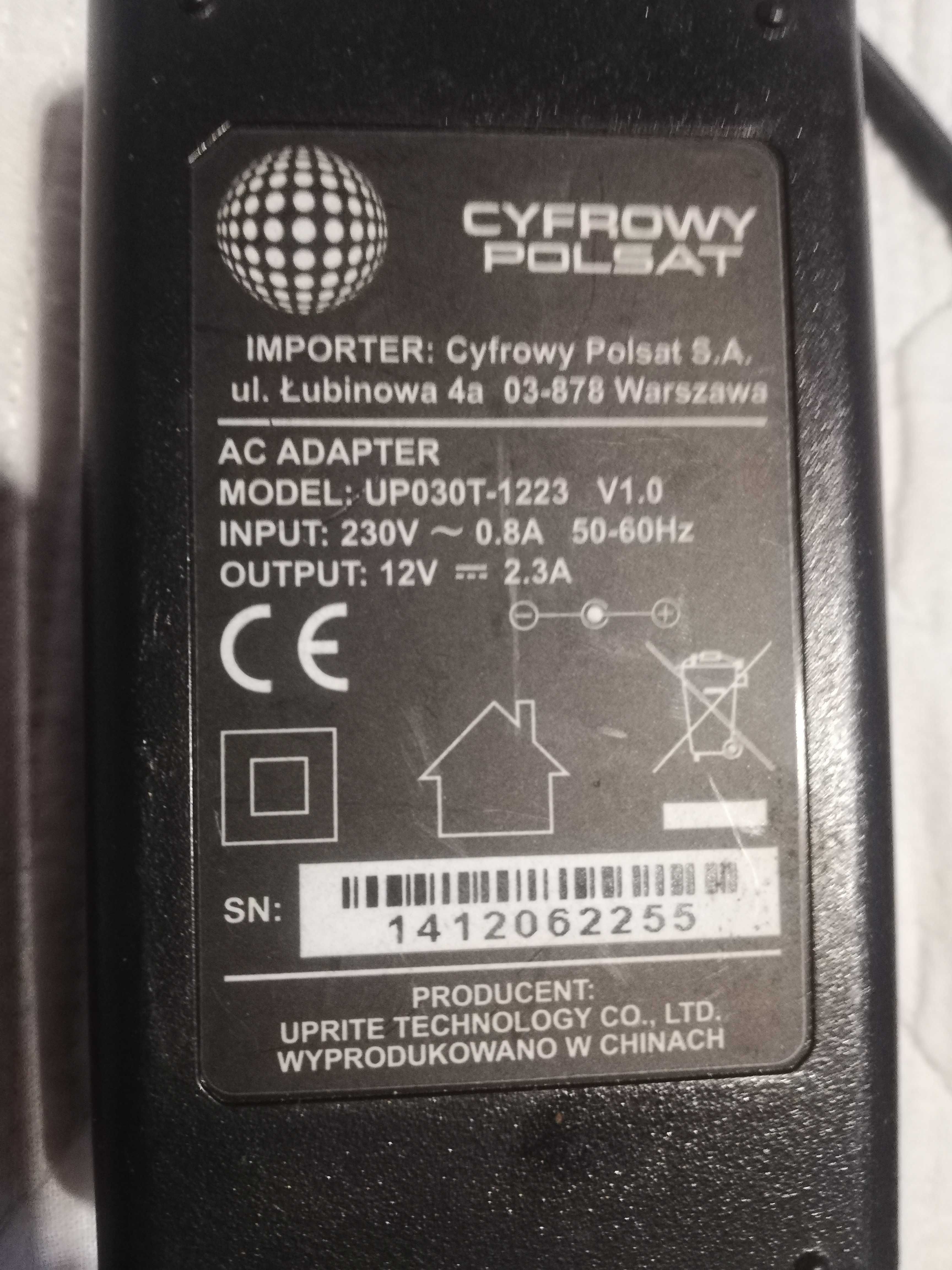 AC adapter zasilacz Nowy Oryginalny Cyfrowego Polsatu