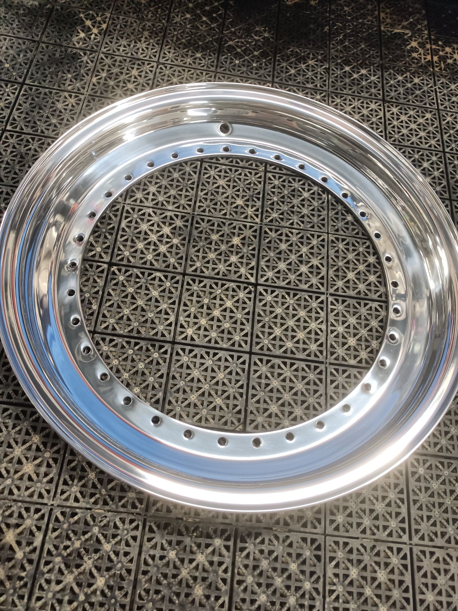 Ranty polerowane bbs 16x1.5 skręcane 3tlg