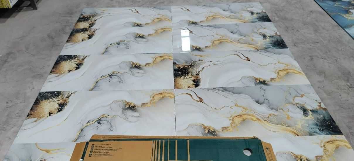 Gres polerowany 120x60 jak prawdziwe ZŁOTO REFLEKS marmur WysokiPołysk