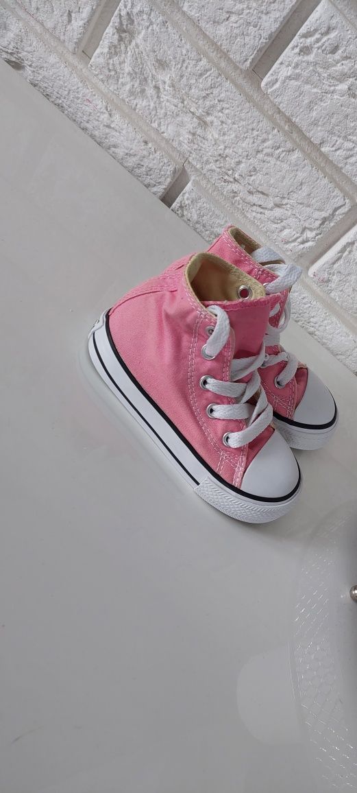 Converse all star białe różowe 22 23