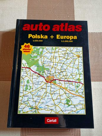 Polska atlas  Cartall 2000 mapa