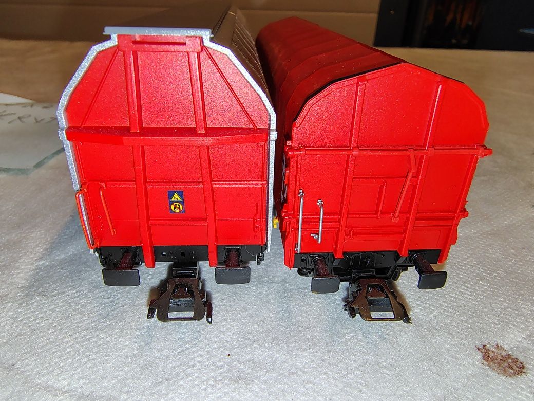 Zestaw 2 wagonów krytych DB Cargo szmaciak plandekowy h0