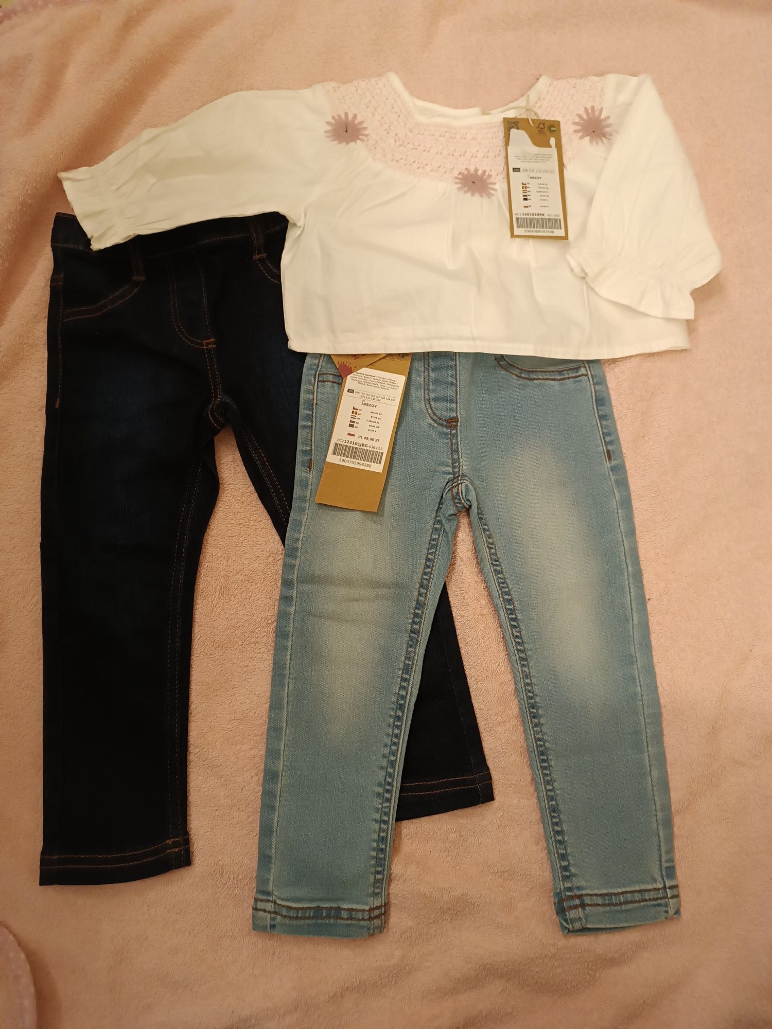 Komplet coccodrillo jeansy